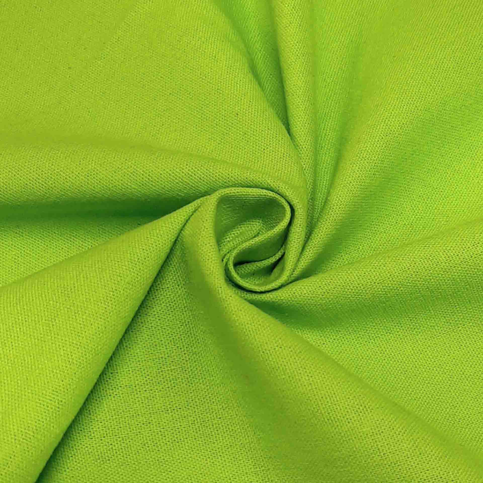 پارچه لینن نچرال رنگ سبز فسفری 