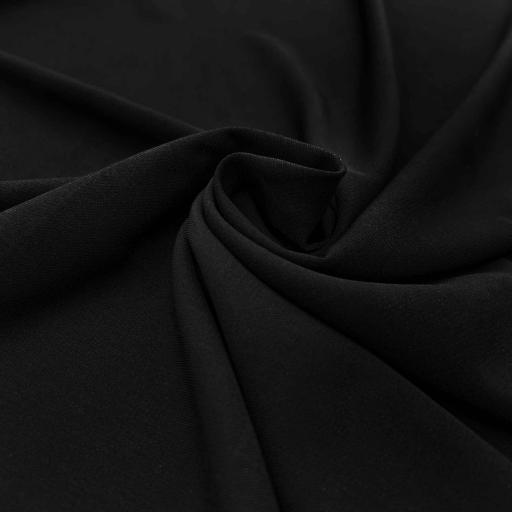 پارچه حریر ساده اسود رنگ مشکی 