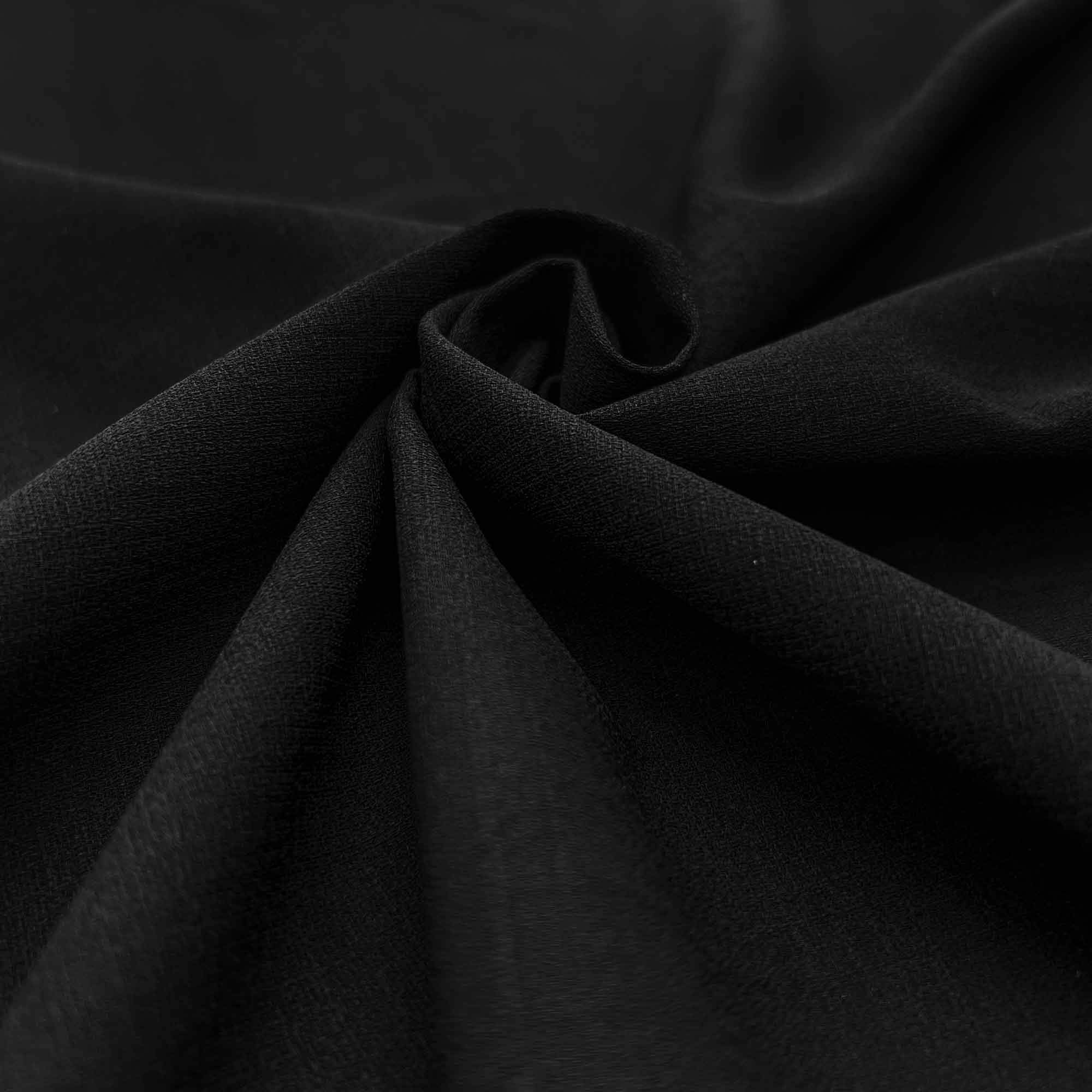 پارچه لینن کنفی رنگ مشکی 