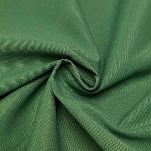 پارچه کتان زارا (بارانی) رنگ سبز 