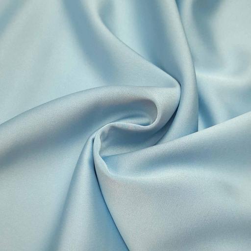 پارچه استات مرلین اورجینال رنگ آبی پاستلی 