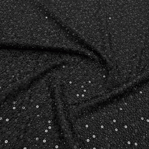 پارچه مجلسی کار شده حام رنگ مشکی 