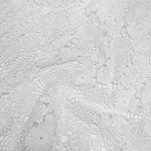 پارچه گیپور کتان کلاسیک رنگ 8 سفید 