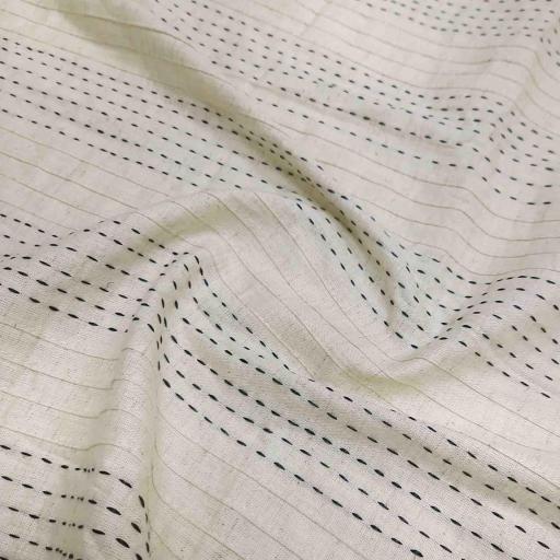 پارچه لینن چرخکاری هندی 4 رنگ نچرال 