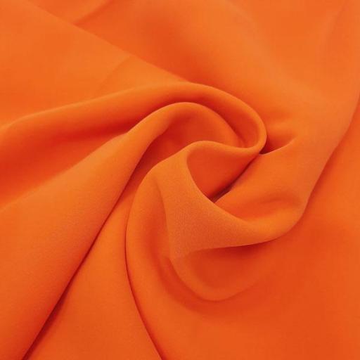 پارچه کرپ کوزت رنگ نارنجی 