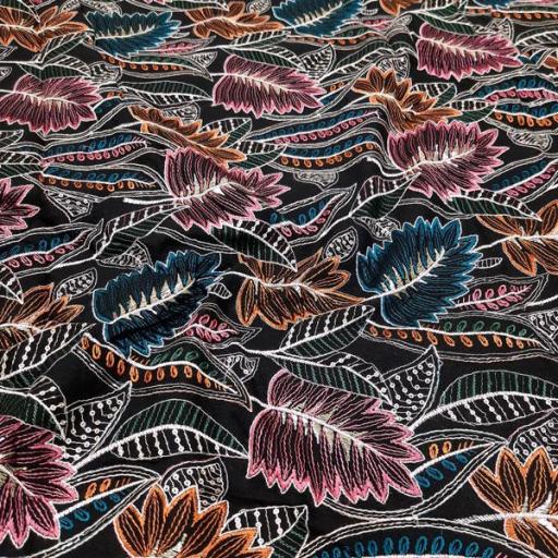 پارچه لینن سوزن دوزی هندی 171 رنگ 100 