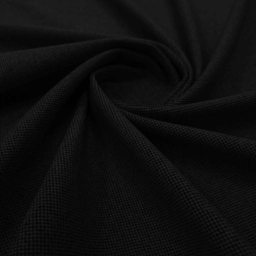 پارچه فوتر کش خاویاری رنگ مشکی 