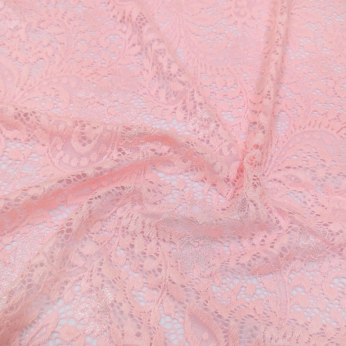 پارچه دانتل کش ترک رنگ صورتی 