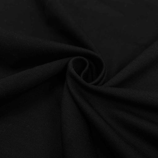 پارچه گاباردین دو ور کش ترک رنگ مشکی