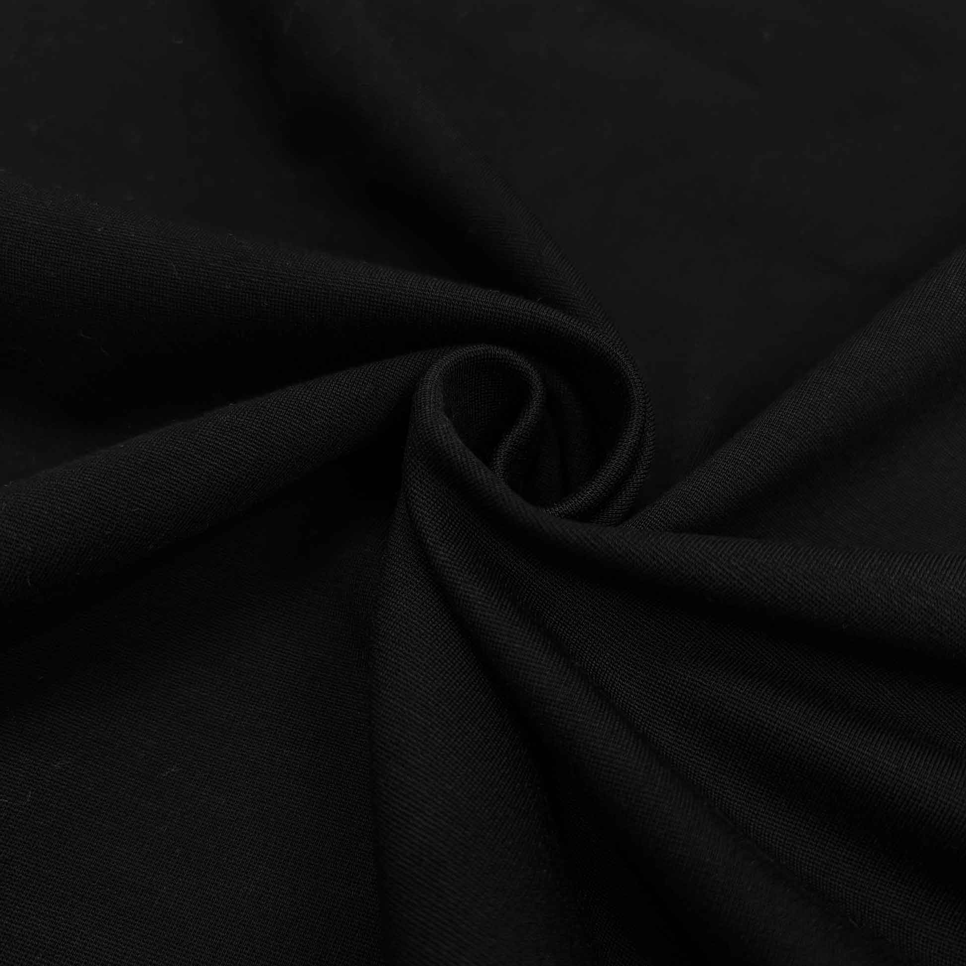 پارچه گاباردین دو ور کش ترک رنگ مشکی 