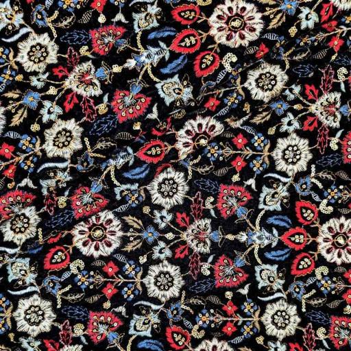 پارچه مخمل سوزندوزی هندی رنگ 145 