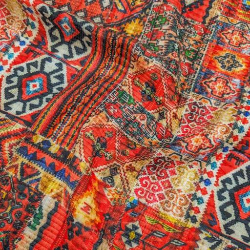 پارچه ژاکارد نپالی پرینت رنگ 343 