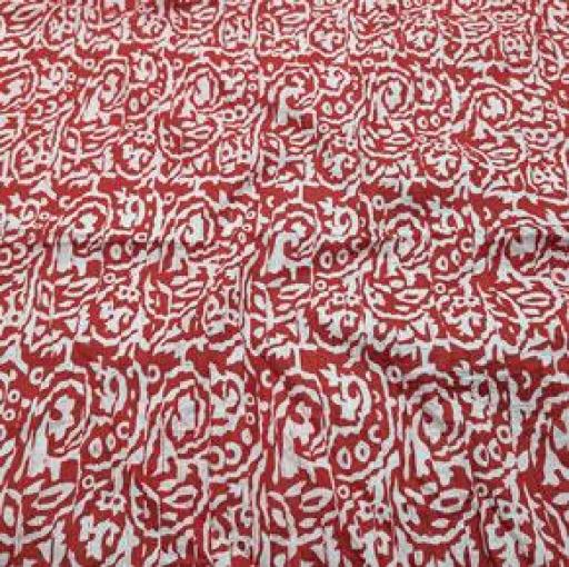 پارچه چرخکاری پرینت هندی رنگ 17-4 