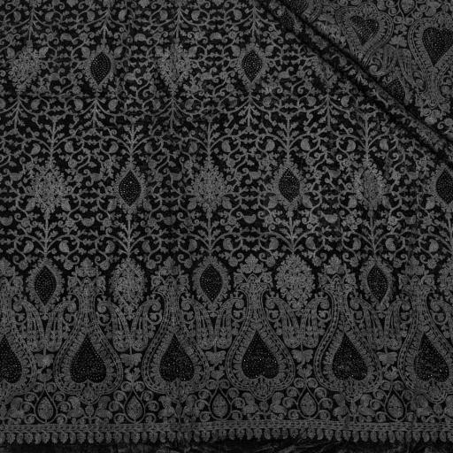 پارچه مخمل سوزندوزی هندی رنگ 135-2 