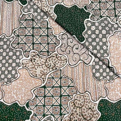پارچه ژاکارد لمه 4080 رنگ کاراملی یشمی 
