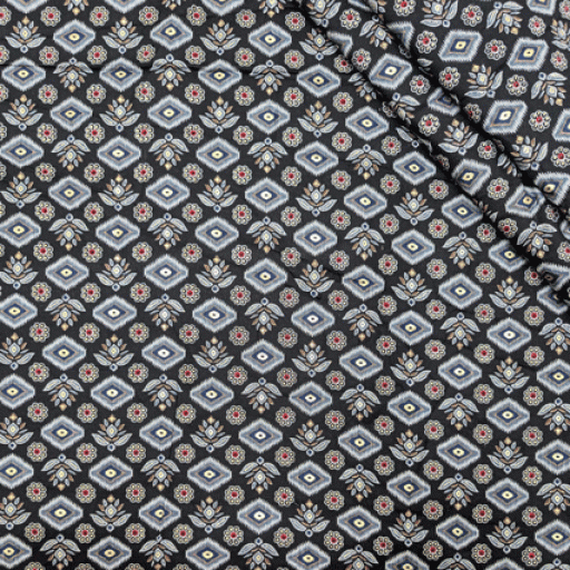 پارچه نخی باتیک هندی طرح 11 رنگ 11 