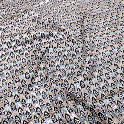 پارچه حریر سوزن دوزی هندی 12 رنگ 1 