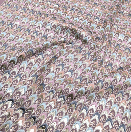 پارچه حریر سوزن دوزی هندی 12 رنگ 2 