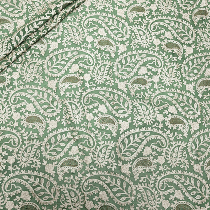 پارچه حریر سوزن دوزی هندی 19 رنگ کرفسی 