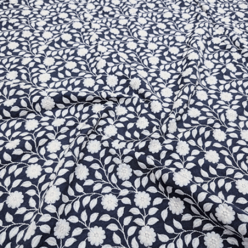 پارچه لینن جین سوزن دوزی رنگ 8 