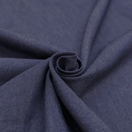 پارچه جین کاغذی هندی رنگ سرمه ای سوخته 