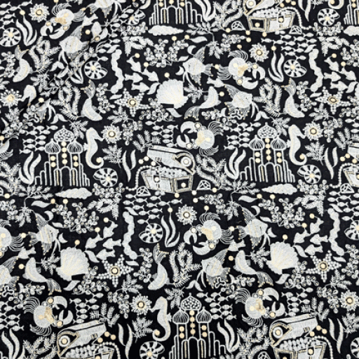 پارچه لینن سوزن دوزی هندی 148 رنگ 2 