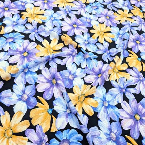 پارچه نخی گلدار رنگ 811 