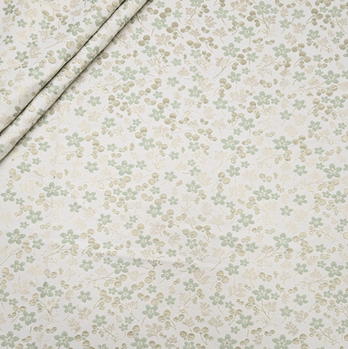 پارچه ژاکارد پنبه لمه 2017 رنگ کاهویی 