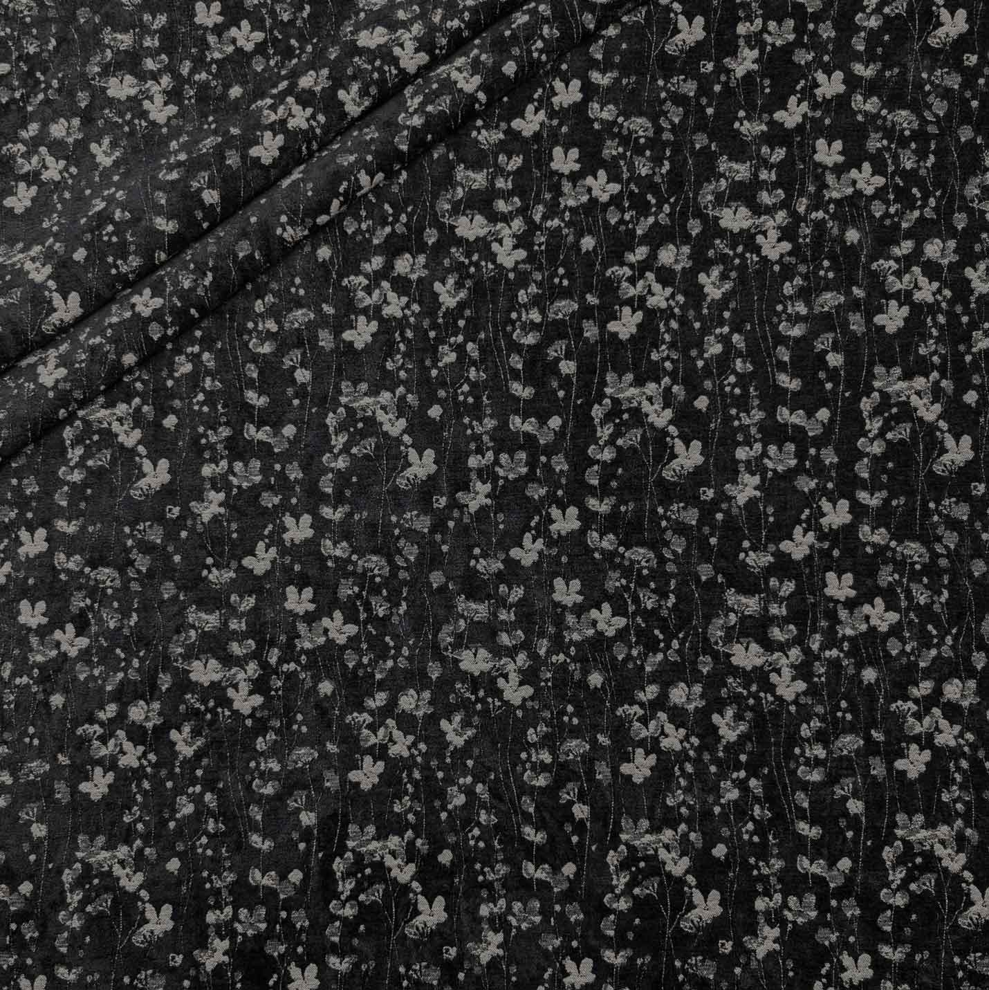 پارچه ژاکارد شانل 224 رنگ مشکی 