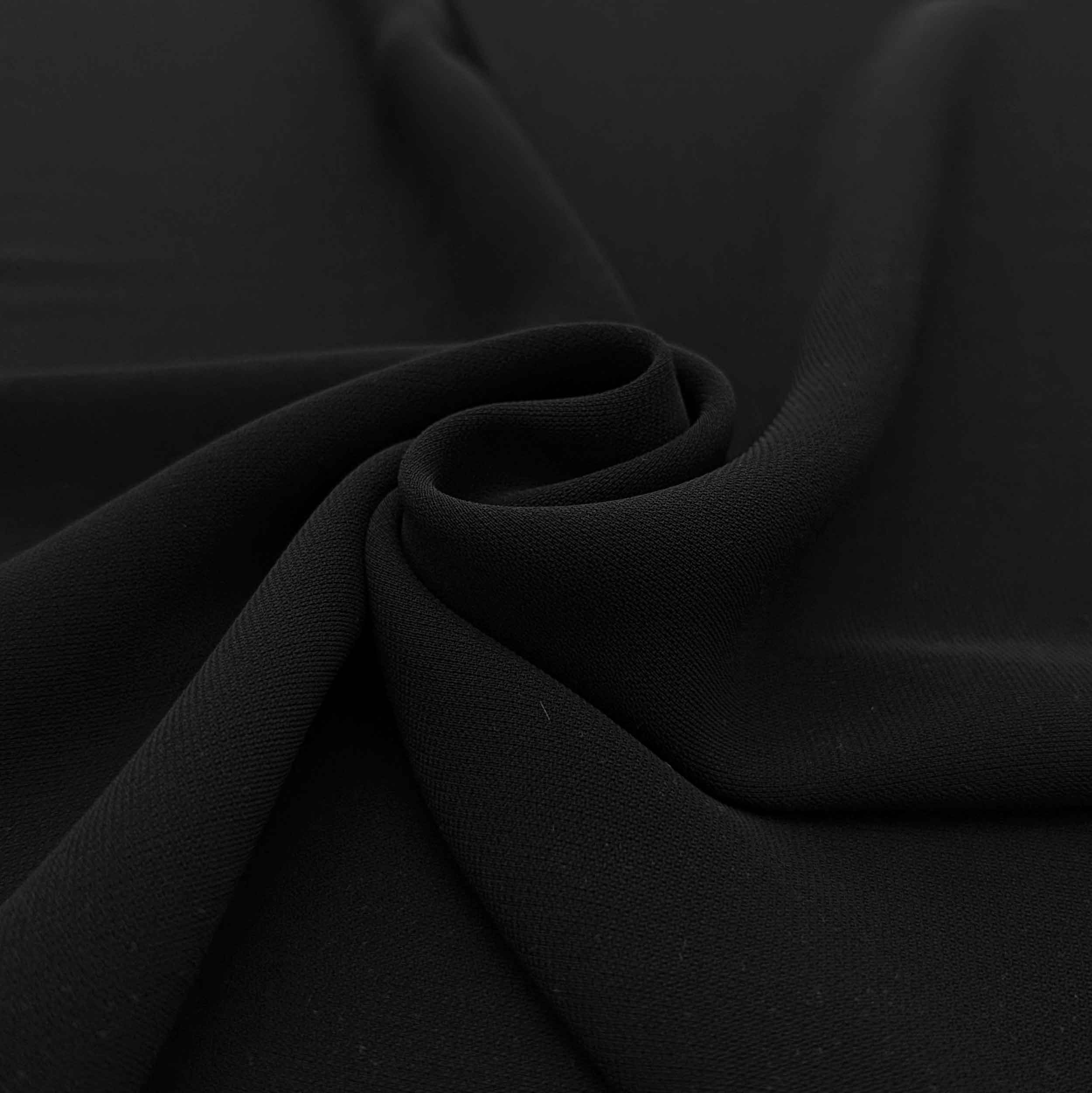 پارچه کرپ کالیفرنیا رنگ مشکی 