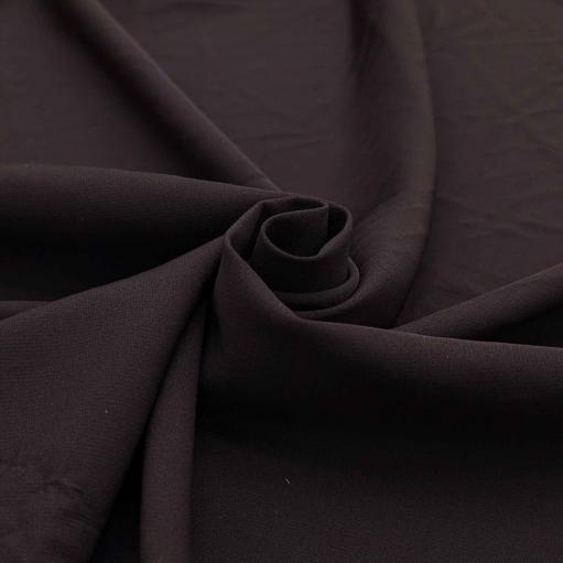 پارچه کرپ سوپر مازراتی رنگ شکلاتی سیر 