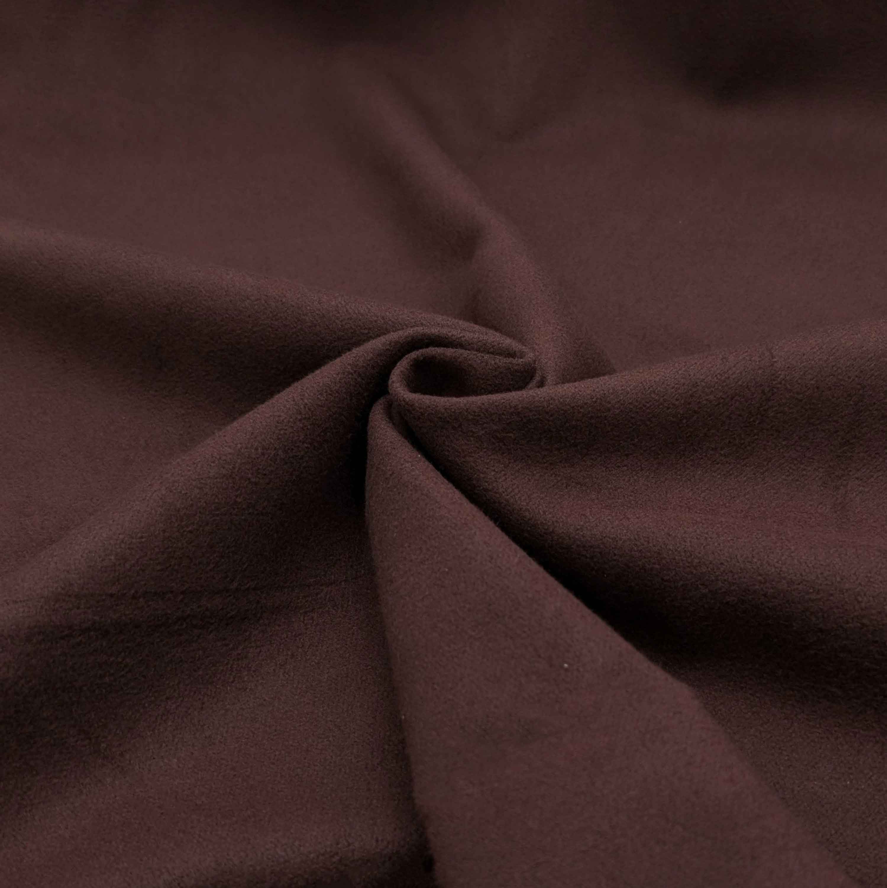 پارچه فوتر کوبیده رنگ شکلاتی سوخته 