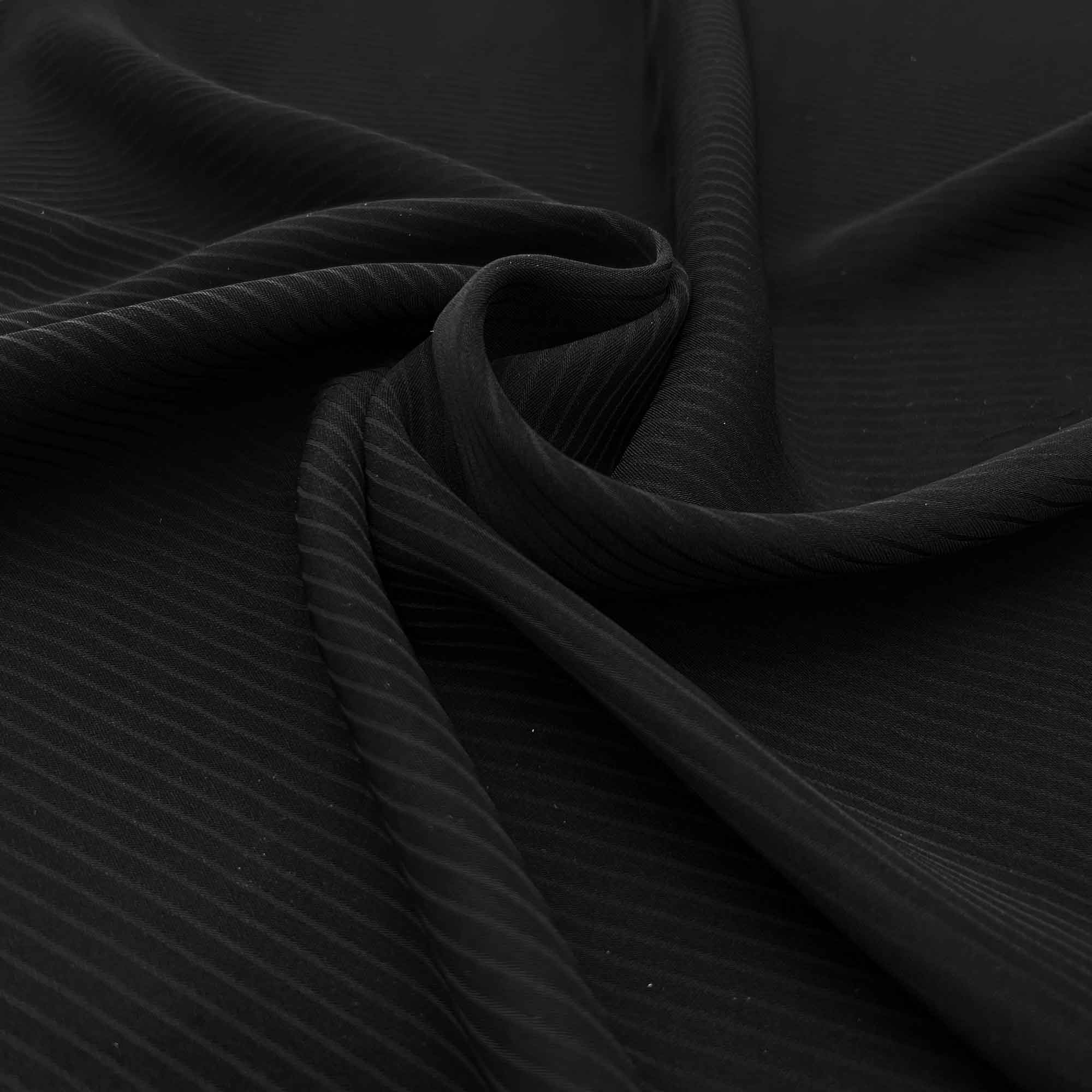 پارچه کرپ لوکا اندونزی رنگ مشکی 