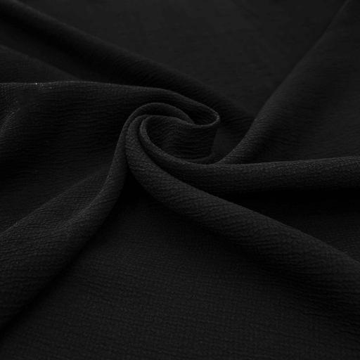 پارچه کرپ K1 اندونزی رنگ مشکی 