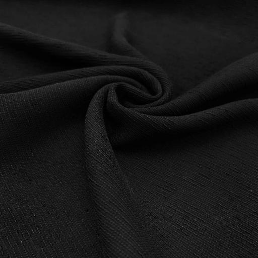 پارچه کرپ بامبو اندونزی رنگ مشکی 