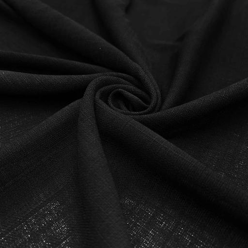 پارچه شانتون اندونزی رنگ مشکی 