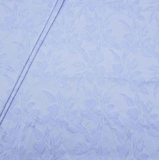 پارچه ژاکارد تافته 226 رنگ آسمانی 