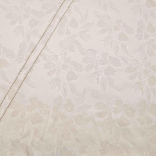 پارچه ژاکارد تافته 226 رنگ استخوانی 