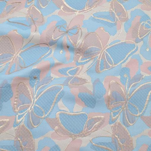 پارچه ژاکارد پنبه لمه 4101 رنگ 102-6-60 