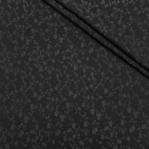 پارچه ژاکارد پنبه لمه 2017 رنگ مشکی 
