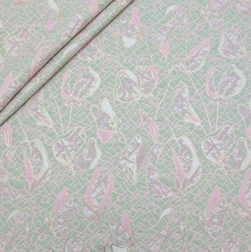 پارچه ژاکارد پنبه لمه 4096 رنگ 102-31-4 