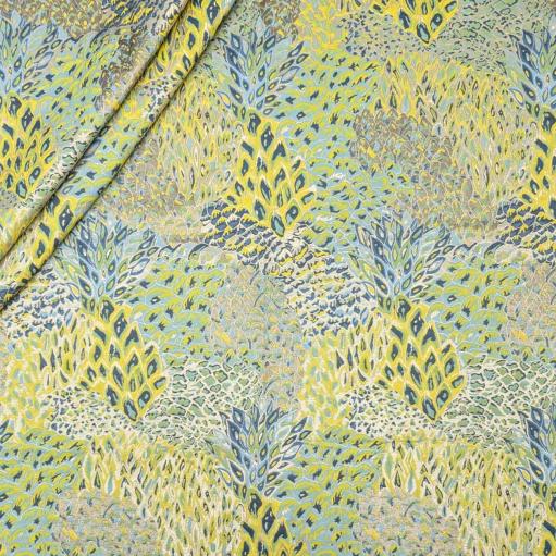 پارچه ژاکارد پنبه p4062 رنگ 58-88-30-241 