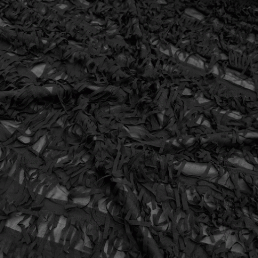 پارچه تور پچ ورک رنگ مشکی 8 