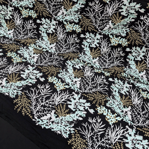 پارچه تور گلدوزی رنگ 4-2 