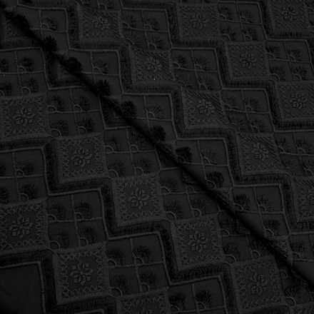 پارچه تور گلدوزی رنگ 19 