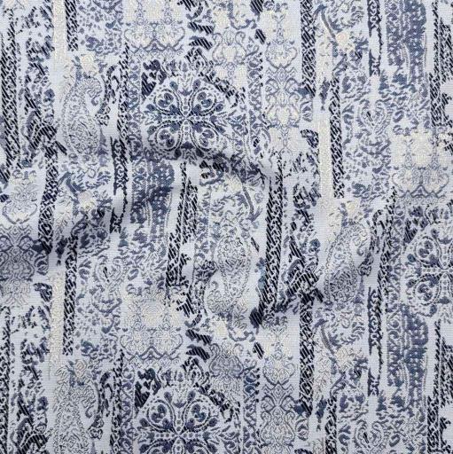 پارچه ژاکارد لمه 4114 رنگ سرمه ای 