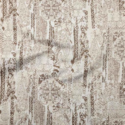 پارچه ژاکارد لمه 4114 رنگ شتری 