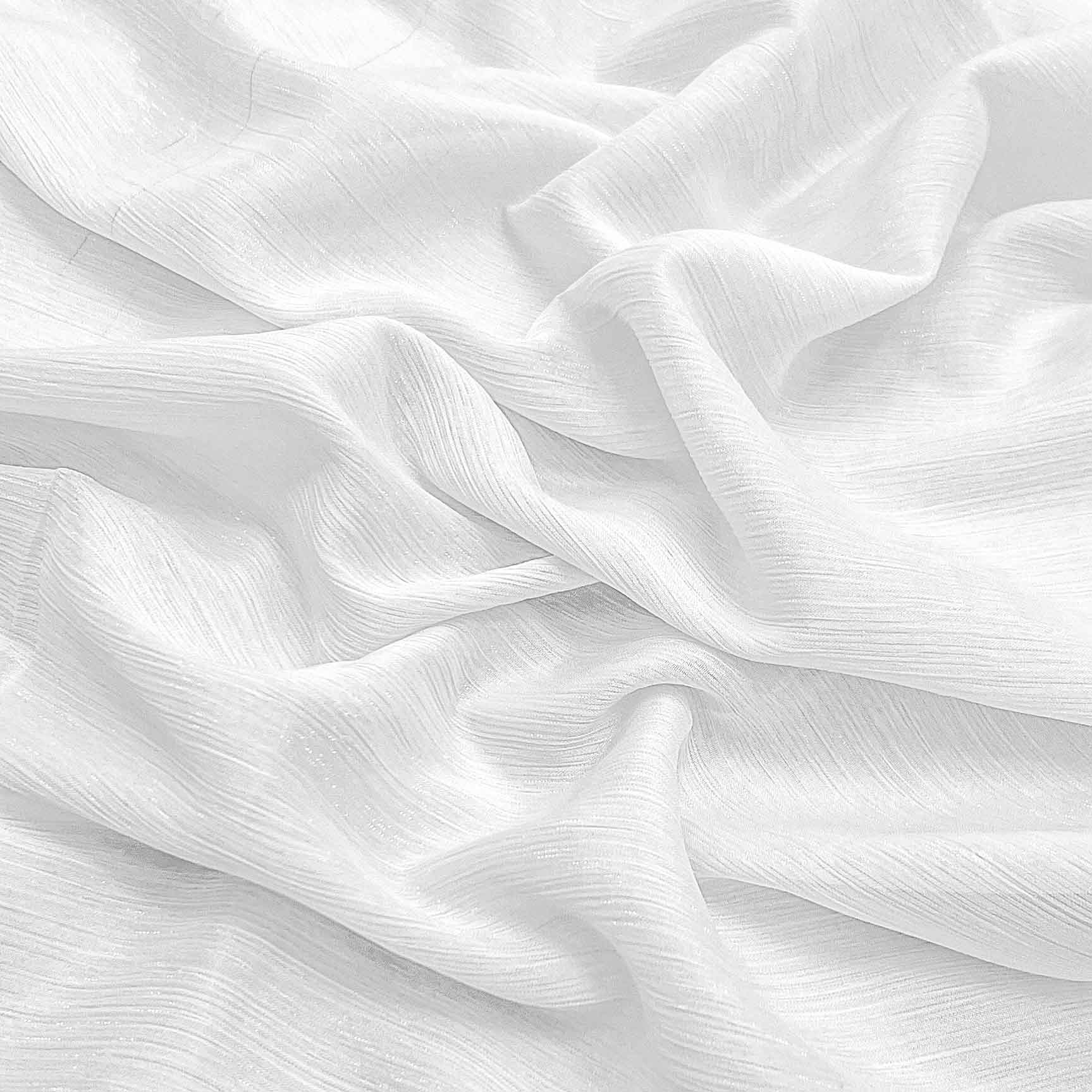 پارچه حریر شاین رنگ آف وایت 