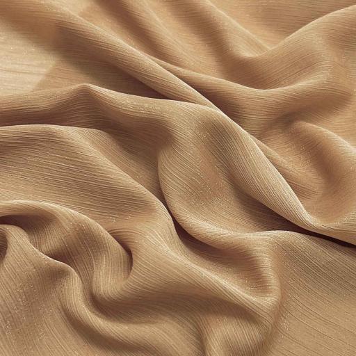 پارچه حریر شاین رنگ نسکافه ای 