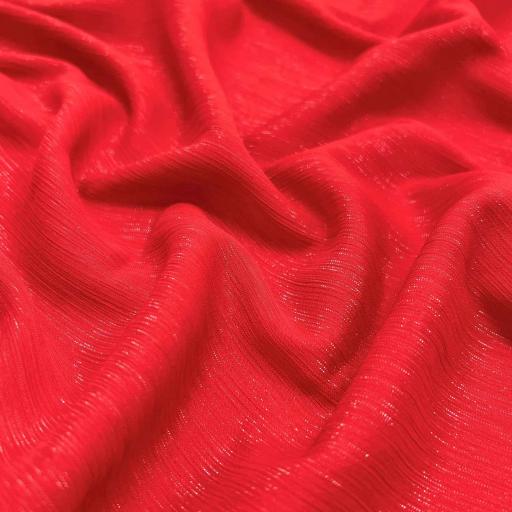 پارچه حریر شاین رنگ قرمز 